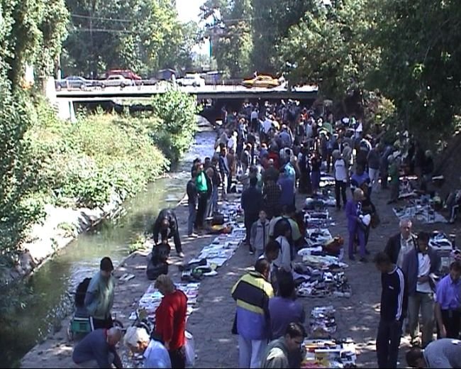 A Market. The Levels of the River Danube (2004) video still