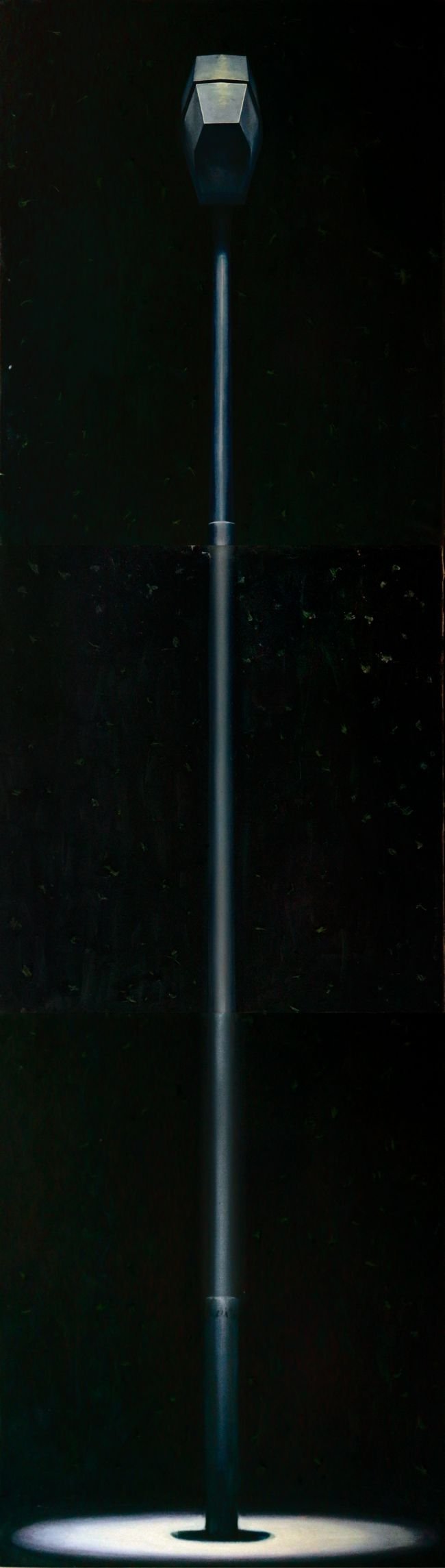 Lights. A 24 (1998) oil/canvas/rug, 220/180 cm